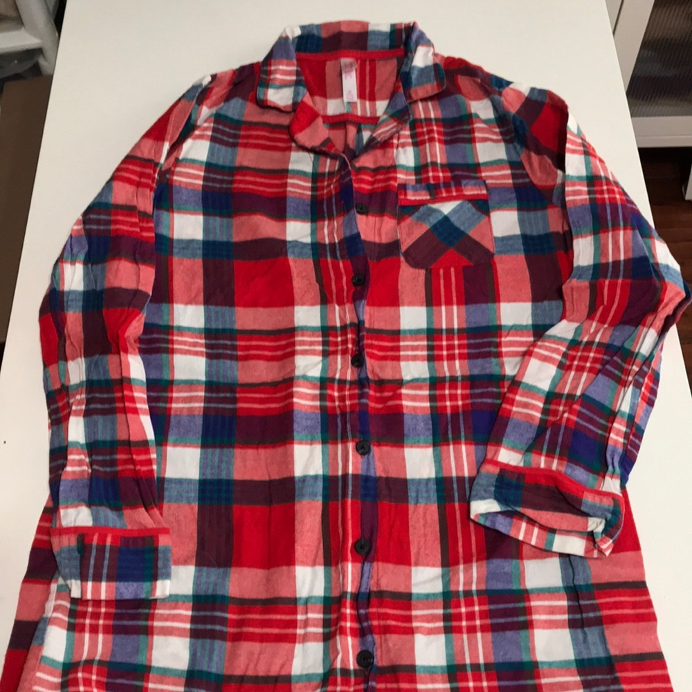 Red Plaid Nightgown